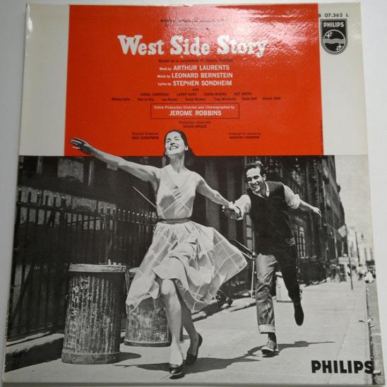 West Side Story Original Broadway Cast Leonard Bernstein Stephen Sondheim Carol Lawrence