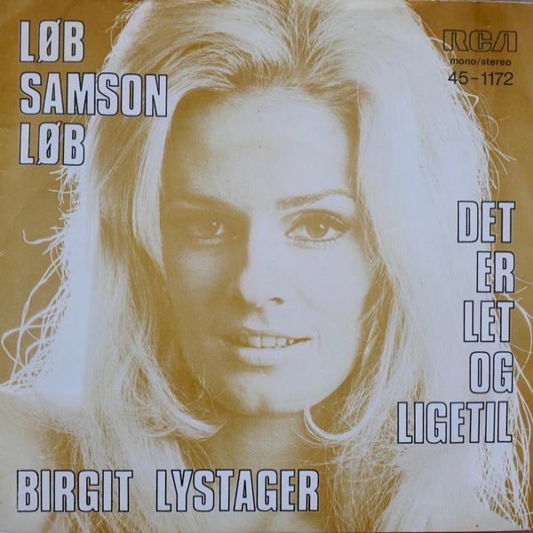 Løb Samson Løb (single) - Birgit Lystager (vinyl) | Køb vinyl/LP