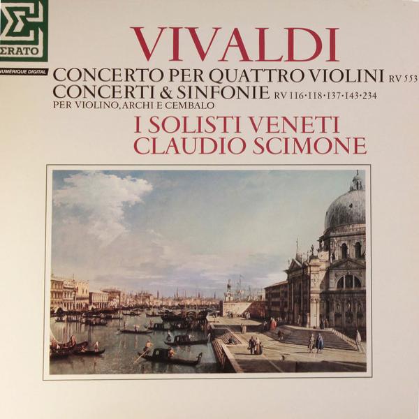 Concerto Per Quattro Violini RV 553 / Concerti & Sinfonie Per Violino ...