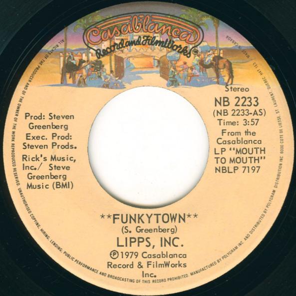 Funkytown (single) Lipps, Inc. (vinyl) Køb vinyl/LP, Vinylpladen.dk