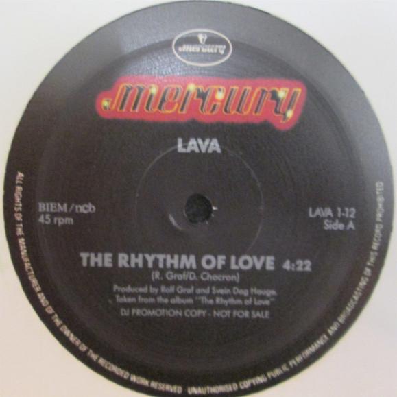 The Rhythm Of Love - Lava (vinyl) | Kjøp vinyl/LP, Vinylpladen.no