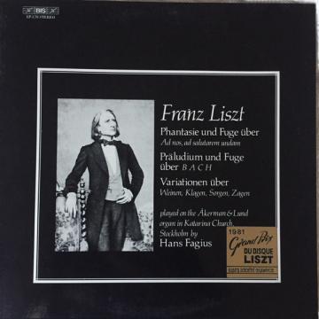 Hans Fagius Plays Organ Works By Liszt Ad Nos Bach Weinen Klagen Sorgen Zagen