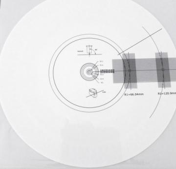 Multifunktionel stroboskop måtte i akryl