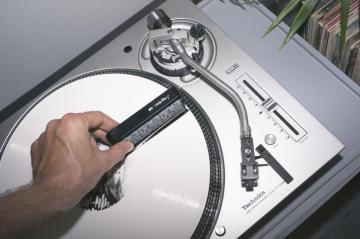 Antistatisk vinylbørste